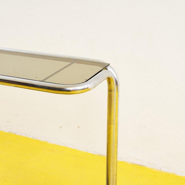 Vintage Trolley in Chrome and Metal For Sale - Image 5 of 7