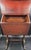 Vintage 20th Century English Style Red Japanned Hinged Two-Sided Flip-Open Sewing Cabinet For Sale - Image 13 of 18