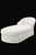 A timeless chaise lounge defined by its softly tufted backrest and elegant, flowing silhouette. Upholstered in a refined...