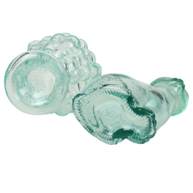 Vetreria Etrusca Italian Grape Cluster and Cat Wine Carafe, 1960s, Set of 2 For Sale - Image 15 of 16