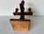 Vintage Hand Carved Wood Five Arms Candelabra/ Sold For Sale - Image 9 of 9