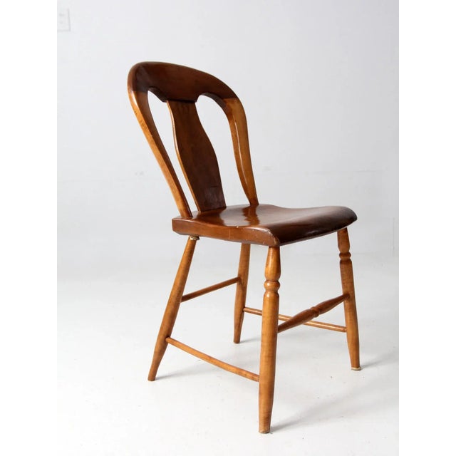 Antique Balloon Back Chair For Sale - Image 6 of 11