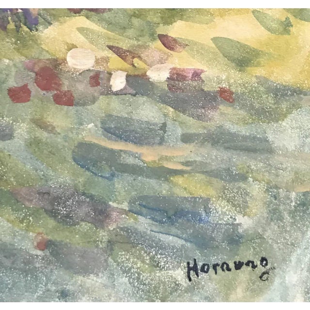 Charles Émile Moses Hornung, Verger, 1933, Watercolor on Paper For Sale - Image 3 of 7