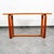Mid Century Modern Console Table Teak Solid Wood Denmark Vintage Rectangular MCM For Sale - Image 4 of 12