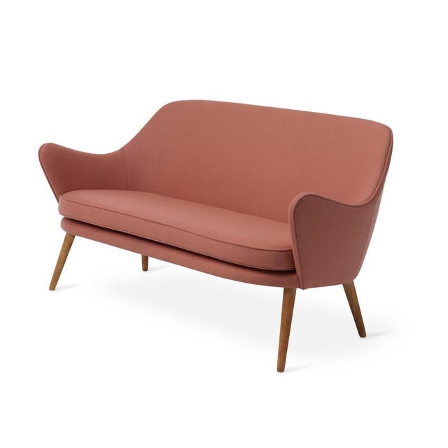 Contemporary Dwell Two-Seater in Blush by Warm Nordic For Sale - Image 3 of 15