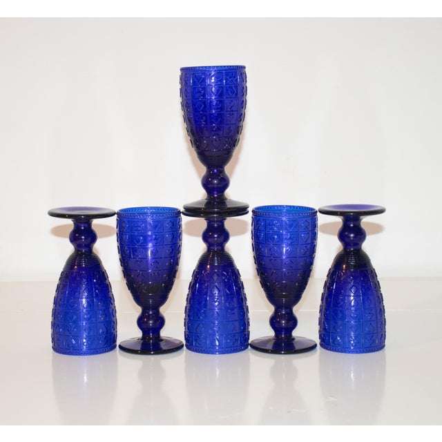Mid-Century Modern Italian Murano Glassware by Mariana Iskra for Ribes Studio, 2004, Set of 6 For Sale - Image 3 of 5