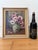 Textile Vintage Original Flower Oil Painting, Signed Floral Still Life For Sale - Image 7 of 12