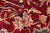 Shabby Chic 1990's Floral Pak-Persian Red/Blue Wool Rug - 9'0'' X 12'5'' For Sale - Image 4 of 9