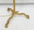 Gold French Vintage Gilt Wrought Iron Floor Lamp For Sale - Image 8 of 9