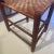 Early American Red Painted Cane Seat Ladder Back Chair For Sale - Image 9 of 12