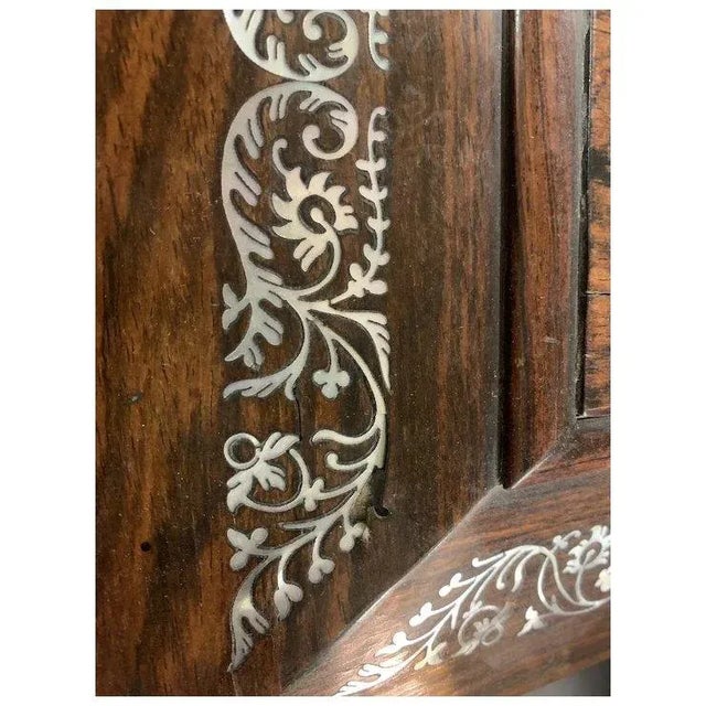 1910s Inlaid Mother Of Pearl Box For Sale - Image 5 of 11