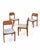 Oak and Teak Chairs by Henning Kjærnulf for Velje Stole, 1960s, Set of 4 For Sale - Image 12 of 12