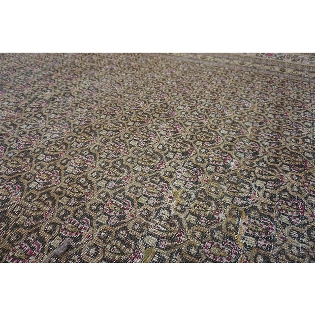 Mid 19th Century N.E. Persian Khorassan Moud Gallery Carpet For Sale In New York - Image 6 of 9
