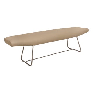 Modloft Carey Leather Bench For Sale
