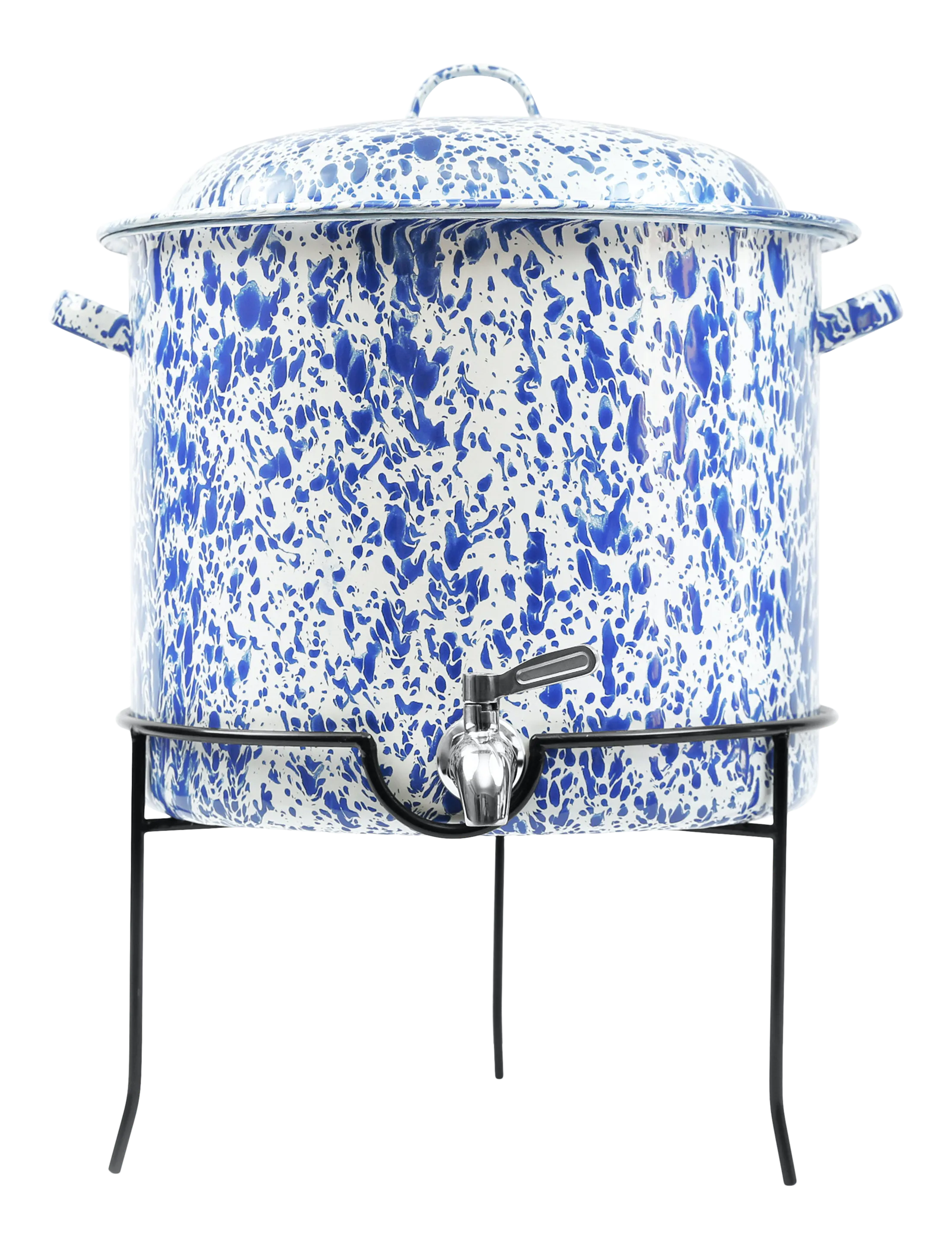 Crow Canyon Home Splatterware Beverage Dispenser - Thumbnail 3