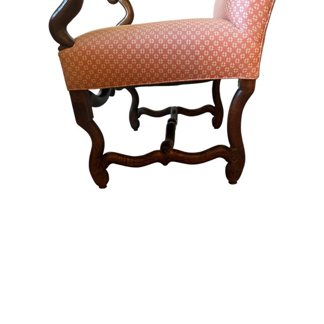 Early 19th Century French Walnut Open Armchair For Sale In Dallas - Image 6 of 9