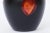 Ceramic Vintage English Ceramic Black and Red Vase by Poole, 1960's For Sale - Image 7 of 9