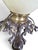 Antique No. 329 Cherub Gone With the Wind Electrified Banquet Lamp, C. 1880 - 1892 For Sale In Austin - Image 6 of 7