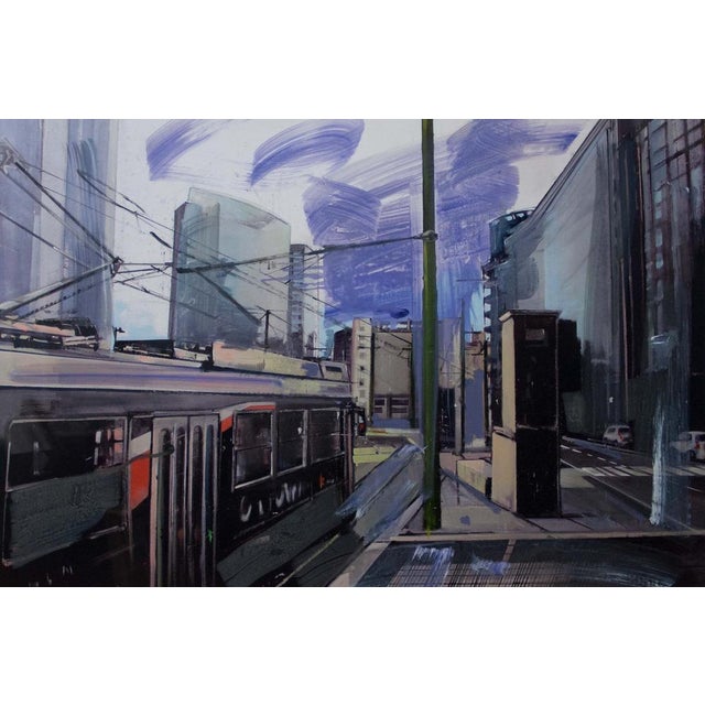 Alessandro RUSSO Milan hand retouched print Hand signed lower right Justified P.U. (Pezzo Unico) lower left 77 x 106 cm...