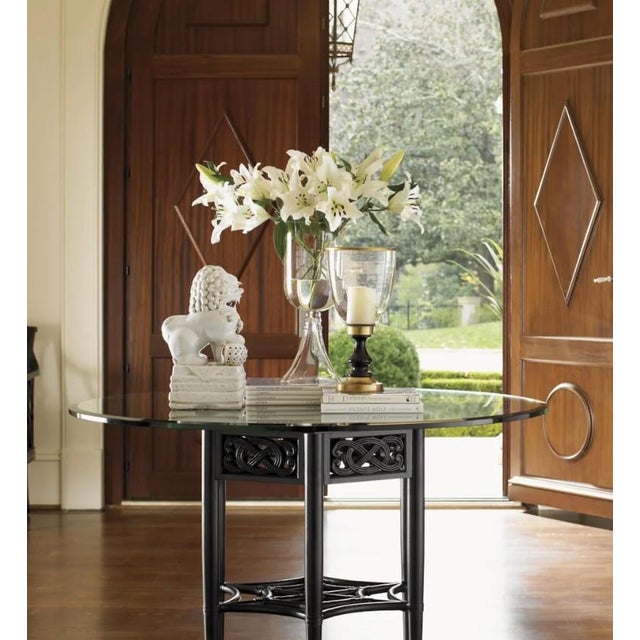 Asian Antique Dining Table, Tommy Bahama (By Lexington), Royal Kahala Sugar and Lace For Sale - Image 3 of 16