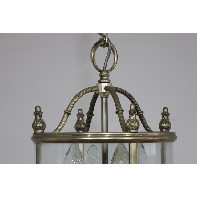 Gaetano Sciolari Italian Empire Style Lantern Pendant attributed to Gaetano Sciolari, 1960s For Sale - Image 4 of 12