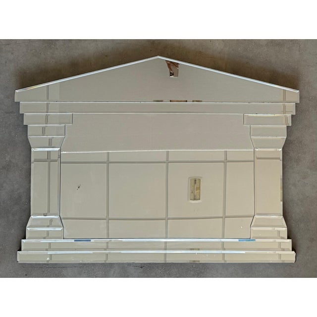 Mid 20th Century Hollywood Regency Style Full-Length Rectangular Beveled Mirror For Sale - Image 16 of 18