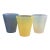 Vintage Effetre Murano Opalescent 8 Oz Glass Tumblers / Murano Drinking Glasses - Set of 3 For Sale