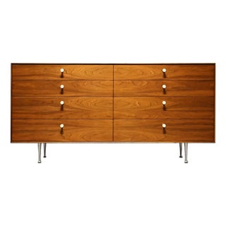 George Nelson Thin Edge 8-Drawer Dresser in Walnut For Sale