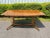 Brown Mid-20th Century Walnut and Brass Dining Table For Sale - Image 8 of 9