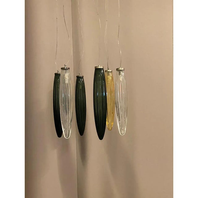 Early 21st Century Italian Murano Style Glass Pendant by Simoeng For Sale - Image 5 of 7