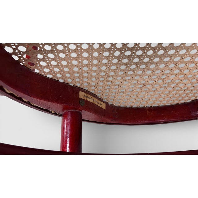 Red 1930s 209 Chair Attributed to Gebrüder Thonet - 2 of 2 For Sale - Image 8 of 13