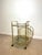 Vintage Brass and Smoked Glass Bar Cart For Sale - Image 5 of 5
