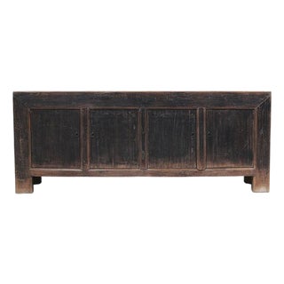 Vintage Distressed Reclaimed Wood Sideboard Cabinet 27 For Sale