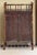 English Bamboo Bookcase Cabinet With Gallery Top and Two Glazed Doors For Sale - Image 18 of 18