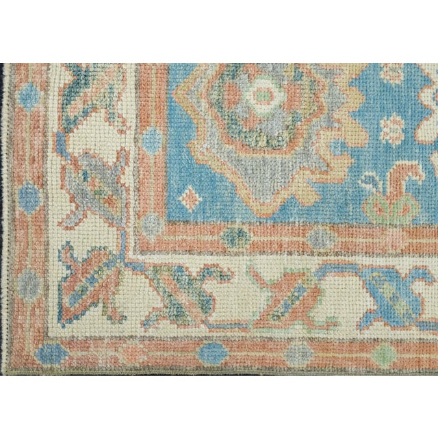 Turkish Oushak Rug 2'7" x 5'10" #17660 For Sale In Houston - Image 6 of 8