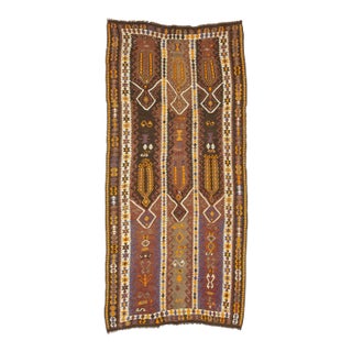 Vintage Turkish Kars Kilim Rug For Sale
