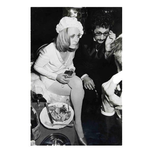 Raymond Depardon, Faye Dunaway with Jerry Schatzberg, 1960s, Gelatin Silver Print For Sale