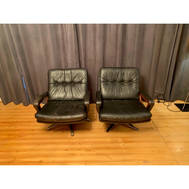 Set of Armchairs attributed to Carl Straub, Germany, 1960s For Sale - Image 11 of 14