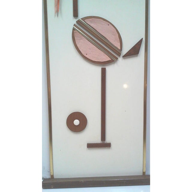 Off-white Mid-Century Flamingo Storck Ostrich Wall Art-a Pair For Sale - Image 8 of 10