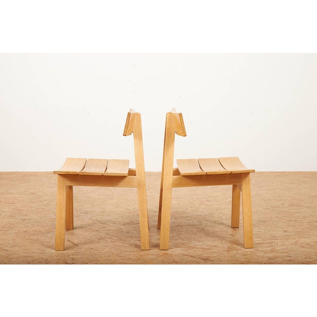 Chairs in Oak Frame by Hans Anliker for Horgen Glarus, 1962, Set of 6 For Sale - Image 5 of 13