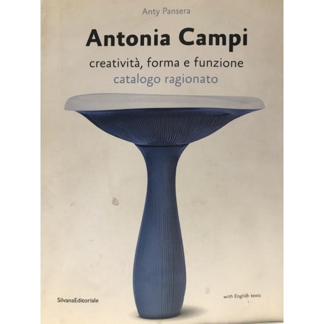 Vintage Italian Margherita Centerpiece in Blue Earthenware attributed to A. Campi for Laveno, 1965 For Sale - Image 11 of 16