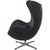 Vintage Egg Chair in Black Leather by Arne Jacobsen, 1963 For Sale - Image 11 of 18