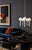 Five-light chandelier by hustadt leuchten, neheim-hüsten, germany, 1960s. The light fixture is made of chrome-plated steel...