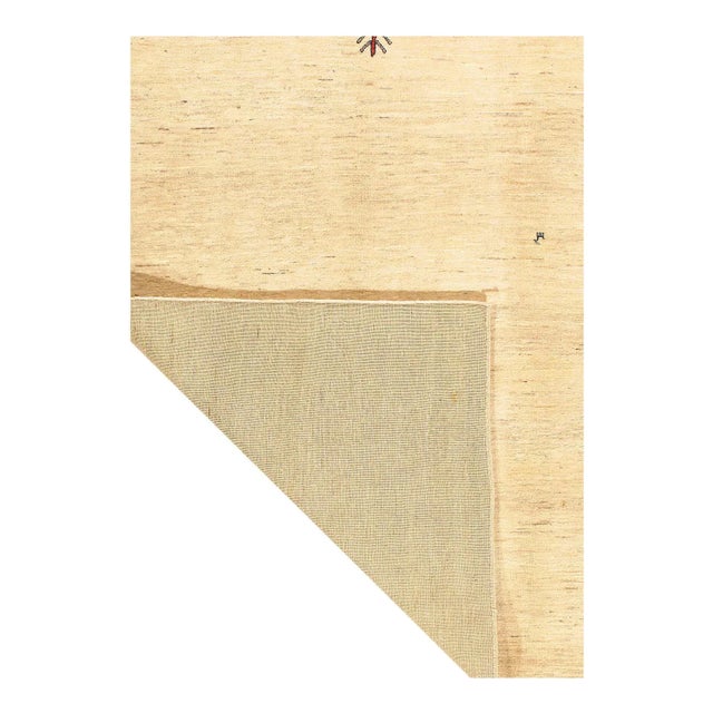 Traditional 2020s Ivory Persian Gabbeh For Sale - Image 3 of 4