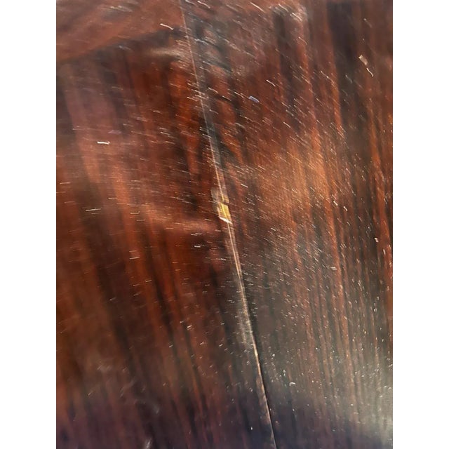 Brown 1970s Dyrlund Scandinavian Modern Extendable Rosewood Dining Table Denmark For Sale - Image 8 of 12