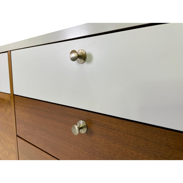 Brown Saltman Walnut Modular Wall Unit Attributed to Martin Borenstein, 1960s For Sale - Image 16 of 18
