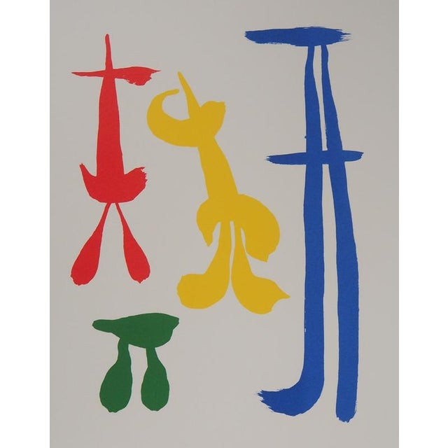 Modern Joan Miro, Surrealist Family, Lithograph For Sale - Image 3 of 5