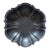 Vintage Italian Pewter Crespina Bowl, 10" Fluted Scalloped Centerpiece, Brescia, Italy For Sale