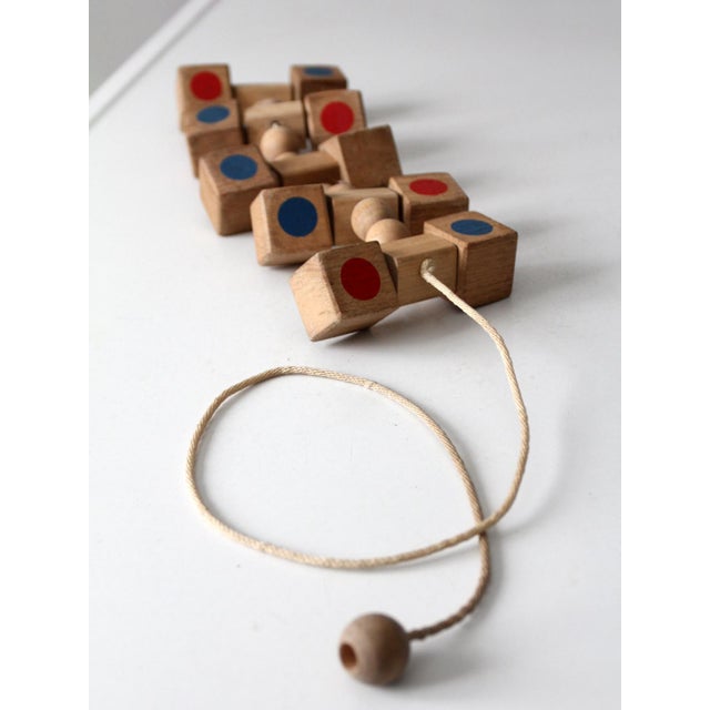 Mid 20th Century Mid-Century Wooden Pull Toy For Sale - Image 5 of 10