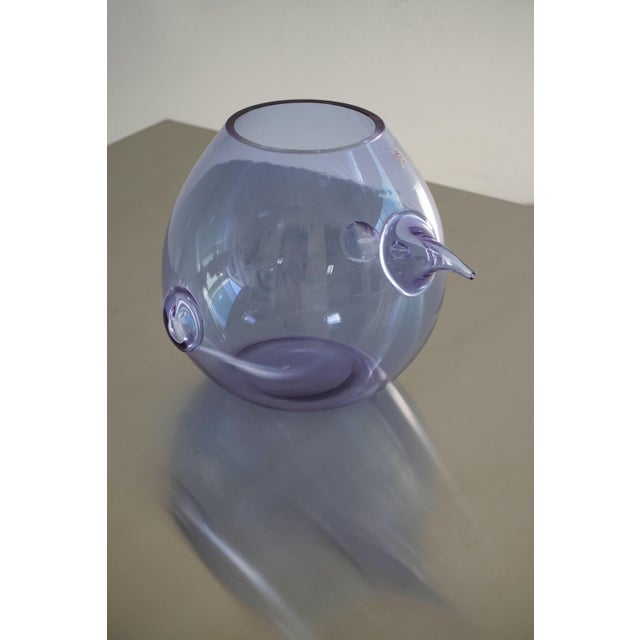 Blue Murano Glass Vase from Formia Glassworks, 1970s For Sale - Image 8 of 8